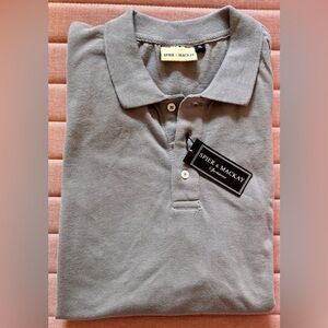 Spier & Mackay Men’s Classic Grey Short Sleeve Polo- NWT